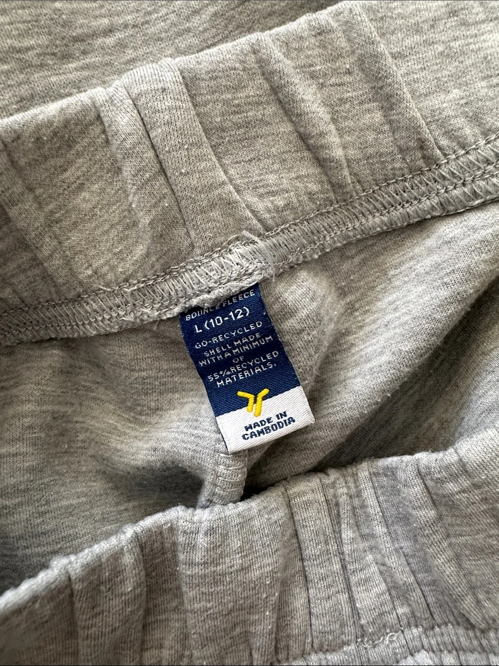 Old Navy Light Gray Kids Wide-Leg Sweatpants